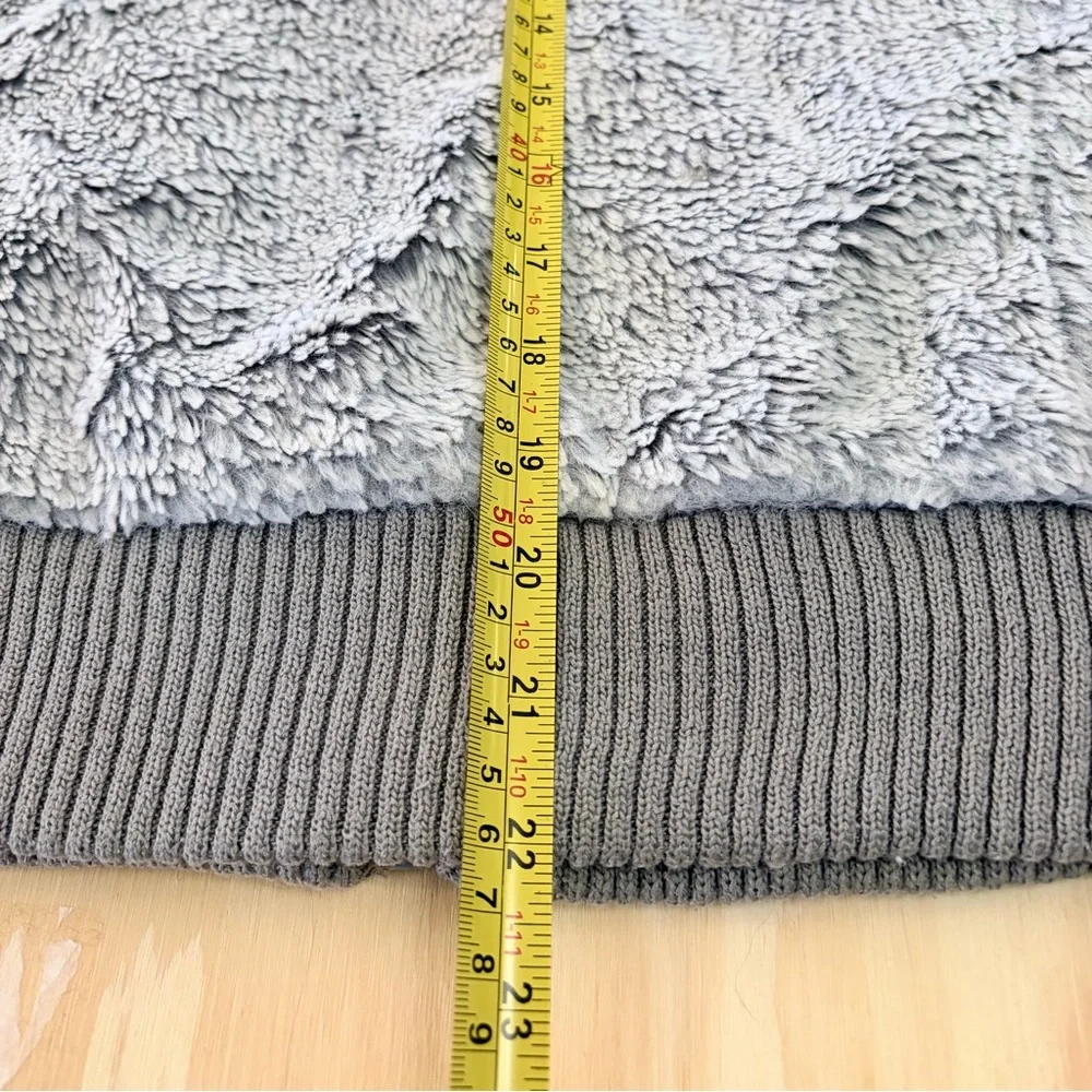 Patagonia Conejo Vest Women’s Small Gray Hooded High Pile Fleece - Picture 7 of 8